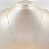 Mirror Flower Chain 0.7gr / 50cm- +3 18K Gold