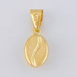 Dije Grano De Café 0.6 g / 3/4 in Oro Amarillo 18K