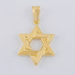 Dije Estrella De David 2.25 g / 1 1/2 in Oro Amarillo 18K