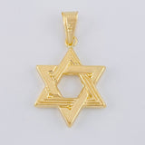 Dije Estrella De David 2.25 g / 1 1/2 in Oro Amarillo 18K