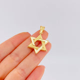 Dije Estrella De David 2.25 g / 1 1/2 in Oro Amarillo 18K