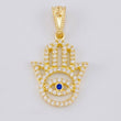 Dije Mano Hamsa 1.3 g / 1 in Oro Amarillo 18K
