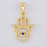 Dije Mano Hamsa 1.3 g / 1 in Oro Amarillo 18K