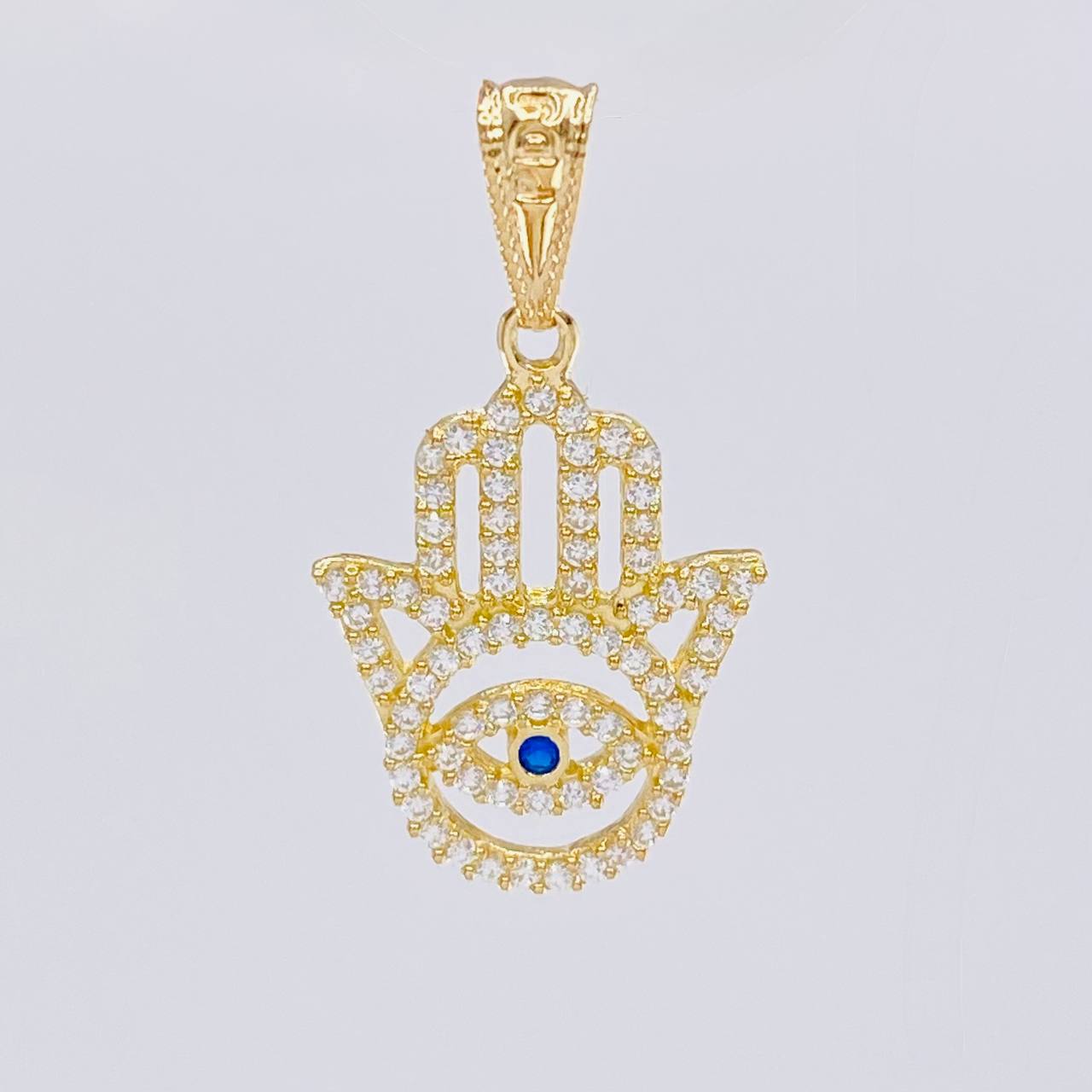 Dije Mano Hamsa 1.3 g / 1 in Oro Amarillo 18K