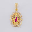 Pendant Virgin of Guadalupe 2.9 g / 1 in Yellow Gold 18K
