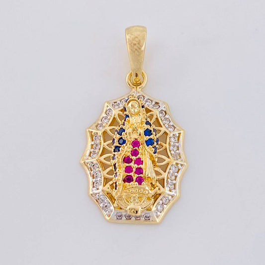 Dije Virgen Guadalupe 2.9 g / 1 in Oro Amarillo 18K