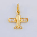 Dije Avión 1.3 g / 3/4 in Oro Amarillo 18K