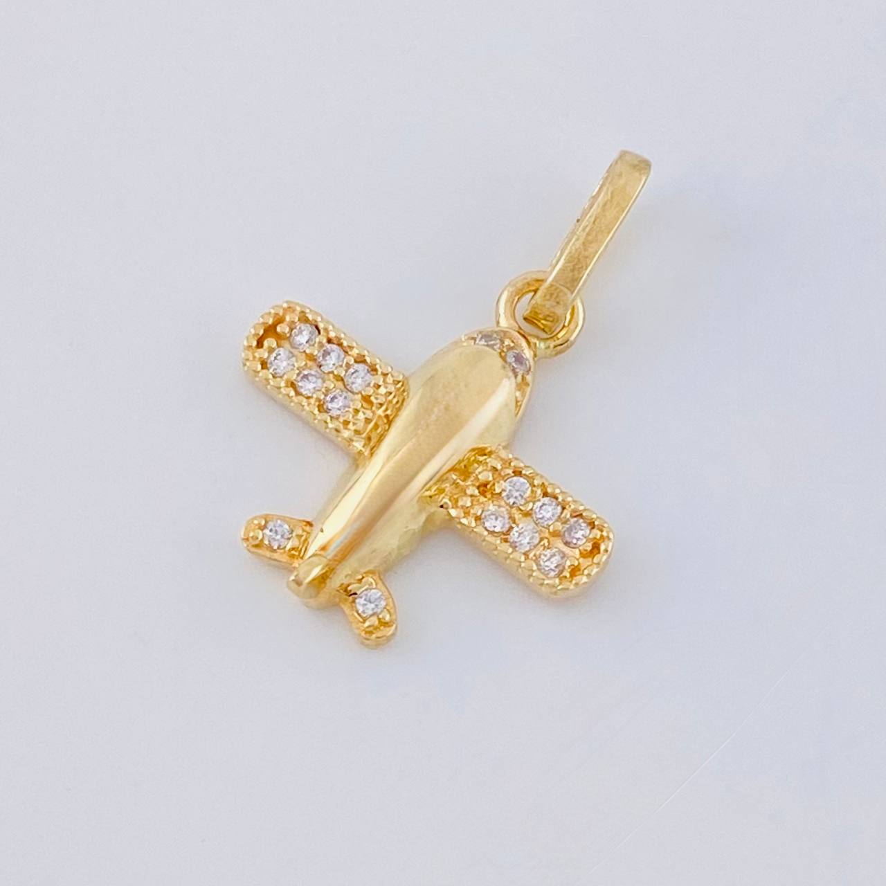 Dije Avión 1.3 g / 3/4 in Oro Amarillo 18K