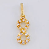 Dije Infinito 1.05 g / 3/4 in Oro Amarillo 18K