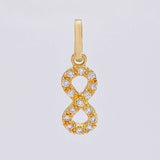 Dije Infinito 1.05 g / 3/4 in Oro Amarillo 18K