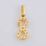 Dije Infinito 1.05 g / 3/4 in Oro Amarillo 18K