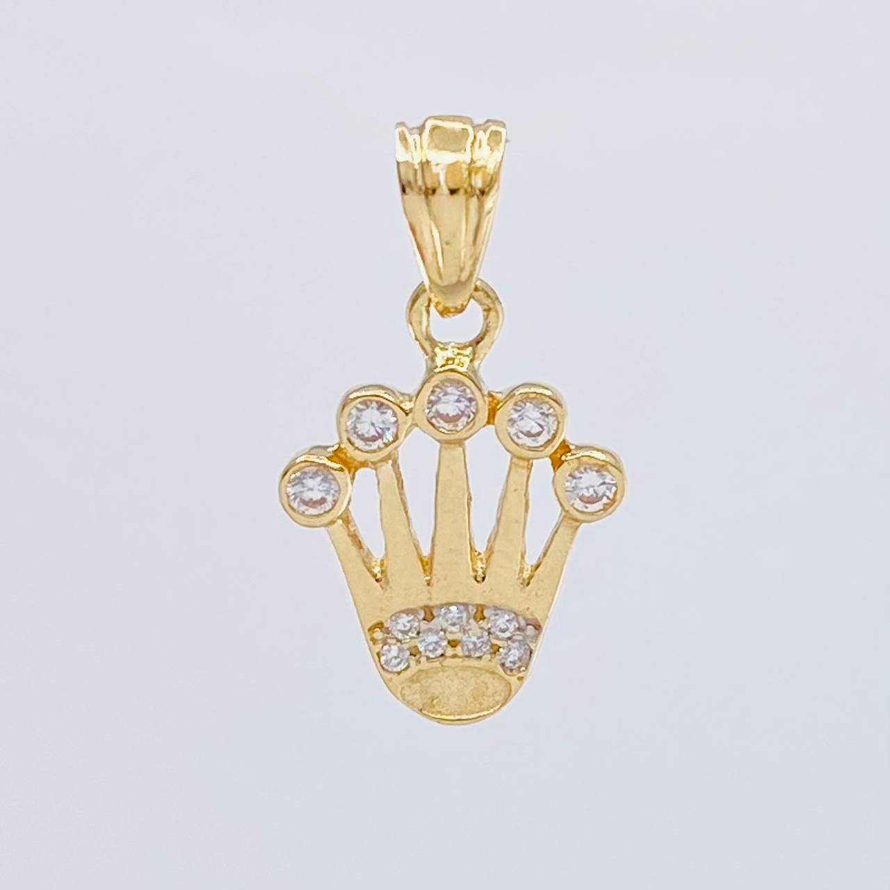 Dije Corona 1.45 g / 3/4 in Oro Amarillo 18K