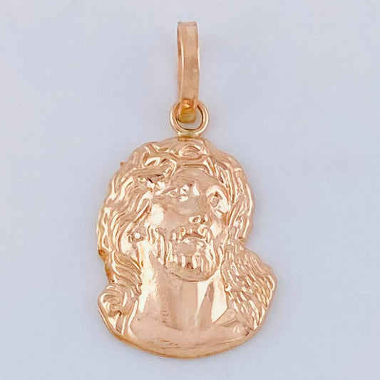 Dije Rostro Cristo 1 g / 1 in Oro Rosa 18K