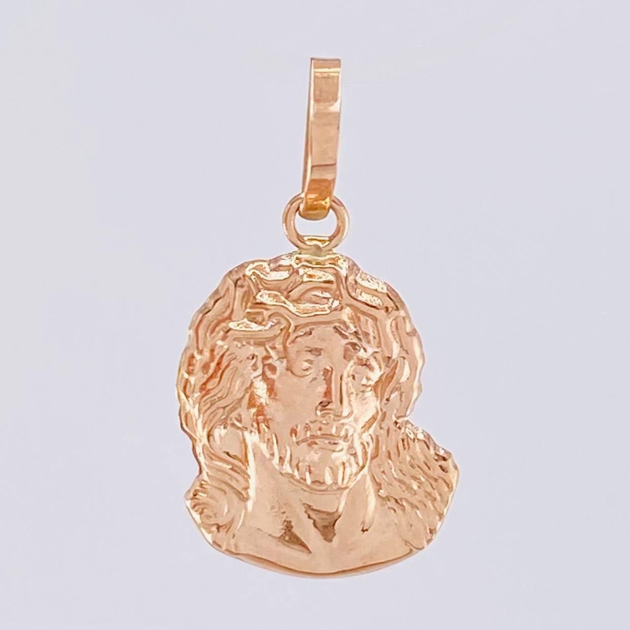 Dije Rostro Cristo 1 g / 1 in Oro Rosa 18K
