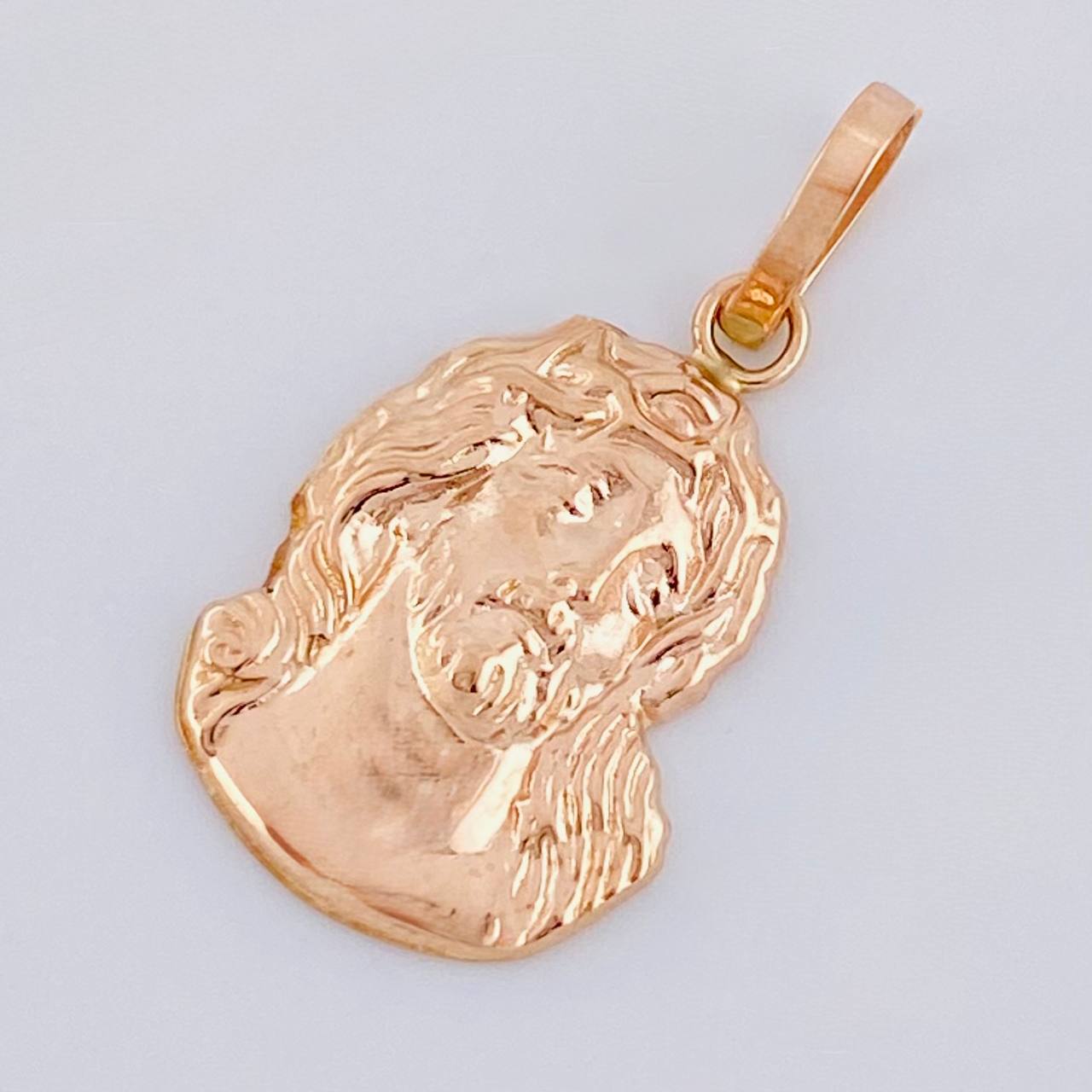 Dije Rostro Cristo 0.95 g / 1 in Oro Rosa 18K