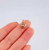 Pendant Bear Face 1.05 g / 1/2 in 18K Rose Gold