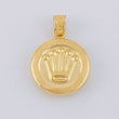 Dije Corona 1.15 g / 1 in Oro Amarillo 18K