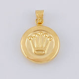 Dije Corona 1.15 g / 1 in Oro Amarillo 18K