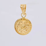 Dije Sagrada Familia 0.5 g / 3/4 in Oro Amarillo 18K
