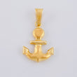 Dije Ancla Mate 1.05 g / 1 in Oro Amarillo 18K