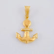 Dije Ancla 0.8 g / 1 in Oro Amarillo 18K