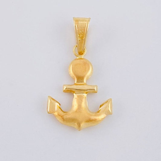 Dije Ancla Mate 1.05 g / 1 in Oro Amarillo 18K
