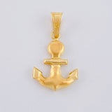 Dije Ancla Mate 1.05 g / 1 in Oro Amarillo 18K