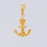 Dije Ancla 0.8 g / 1 in Oro Amarillo 18K