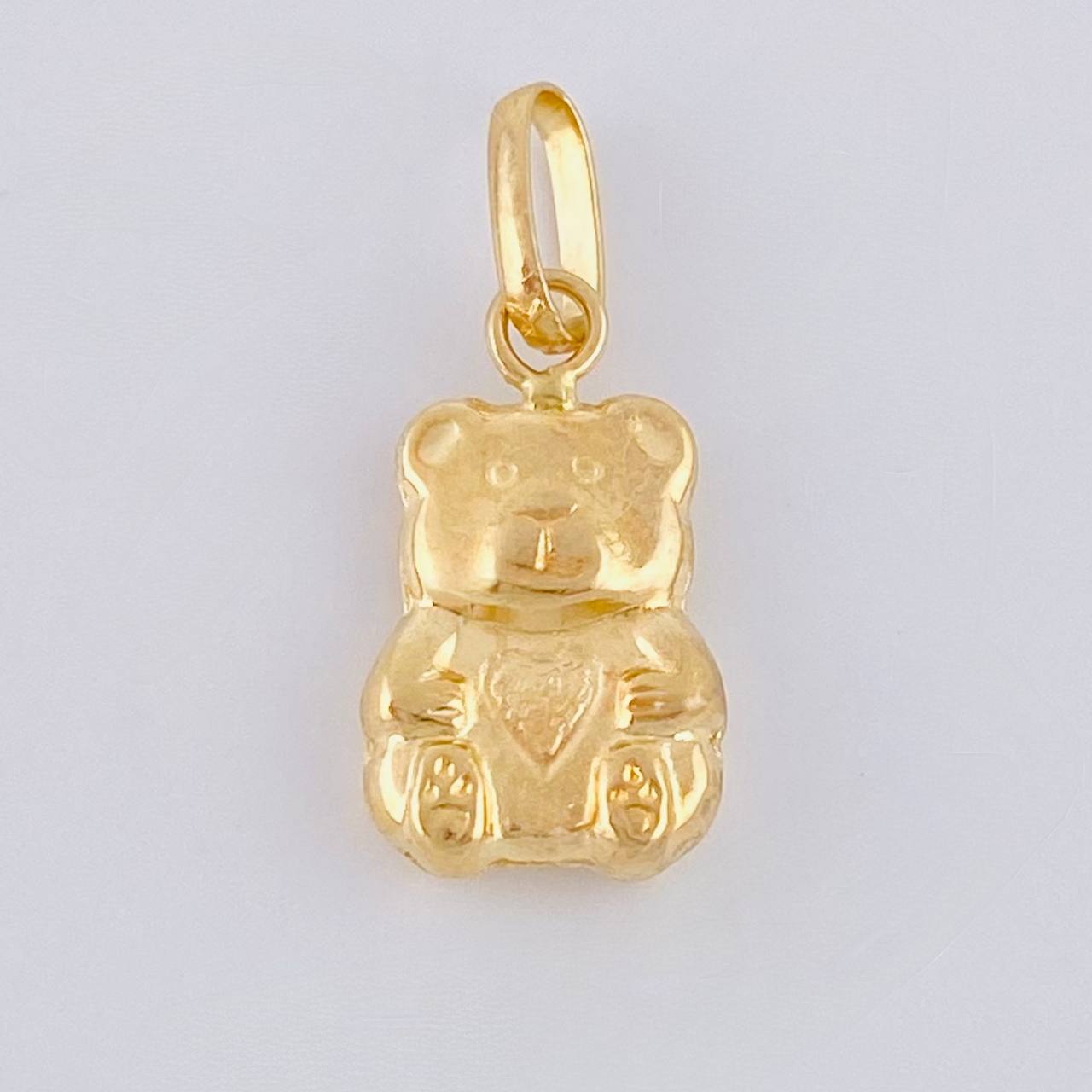 Dije Oso 0.5 g / 3/4 in Oro Amarillo 18K