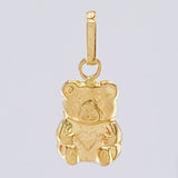 Dije Oso 0.5 g / 3/4 in Oro Amarillo 18K