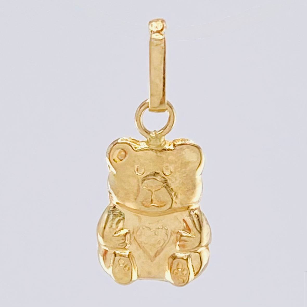 Dije Oso 0.5 g / 3/4 in Oro Amarillo 18K