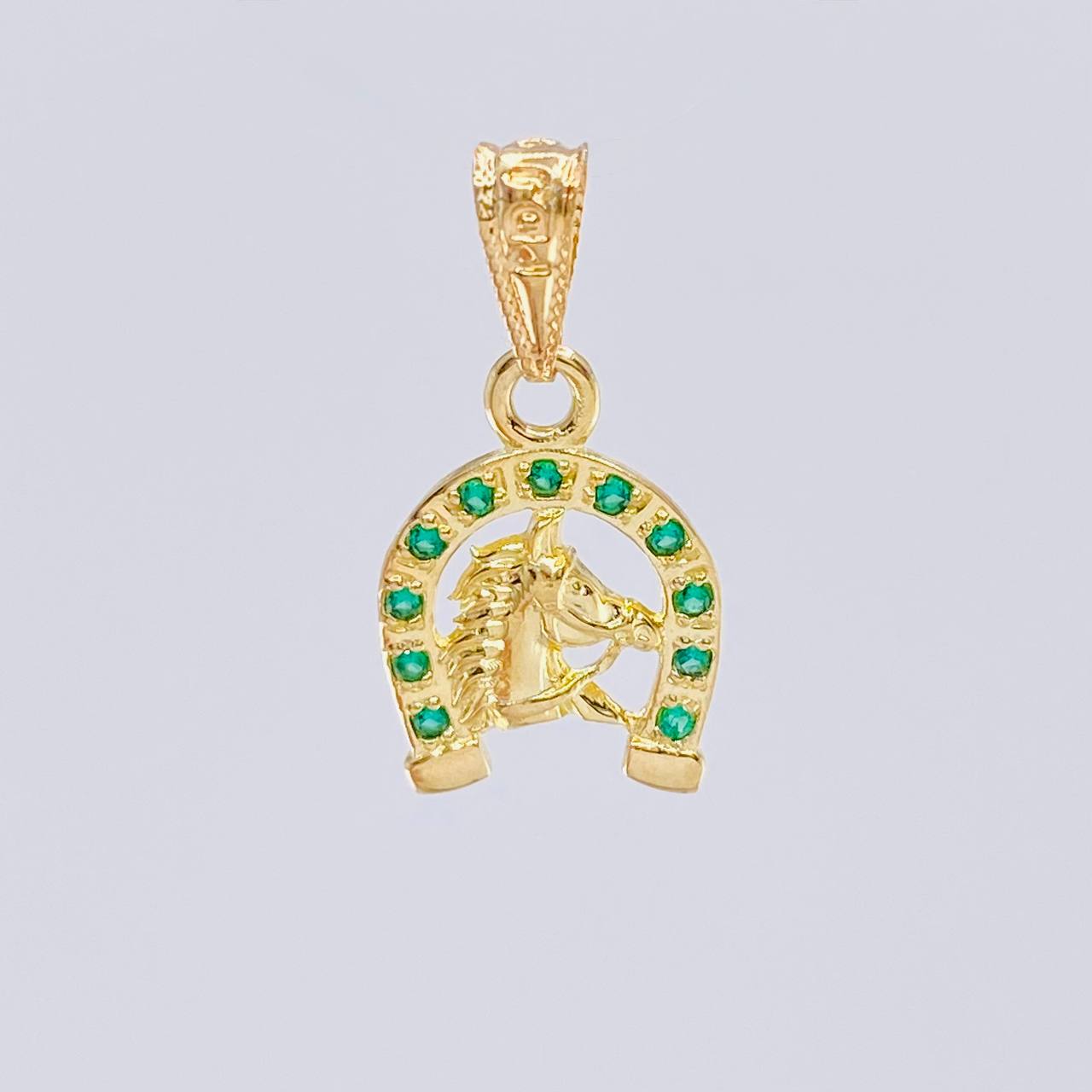 Dije Herradura Caballo 1.05 g / 3/4 in Oro Amarillo 18K