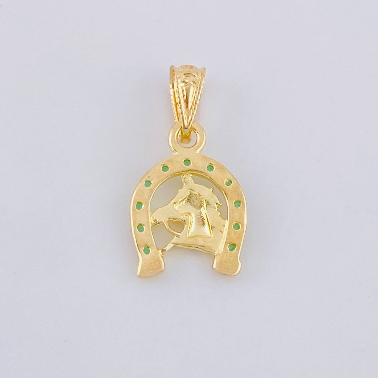 Dije Herradura Caballo 1.05 g / 3/4 in Oro Amarillo 18K