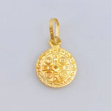 Pendant San Benito 1.25 g / 3/4 in Yellow Gold 18K