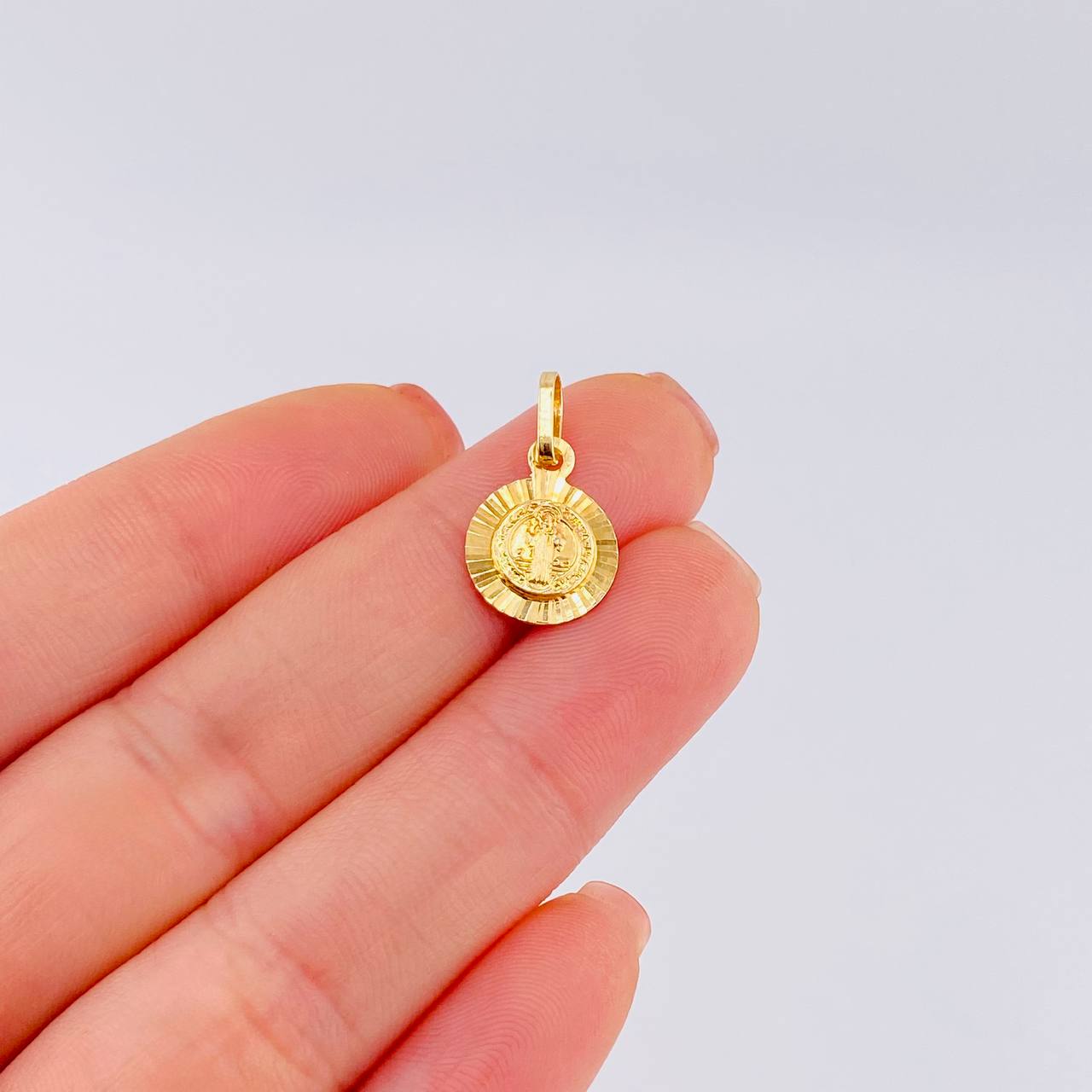 Pendant San Benito 1.25 g / 3/4 in Yellow Gold 18K