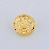 Herraje Corona 0.5 g / 1/2 in Oro Amarillo 18K