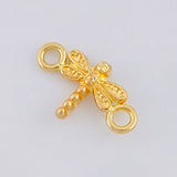 Herraje Libelula 0.35 g / 1/2 in Oro Amarillo 18K