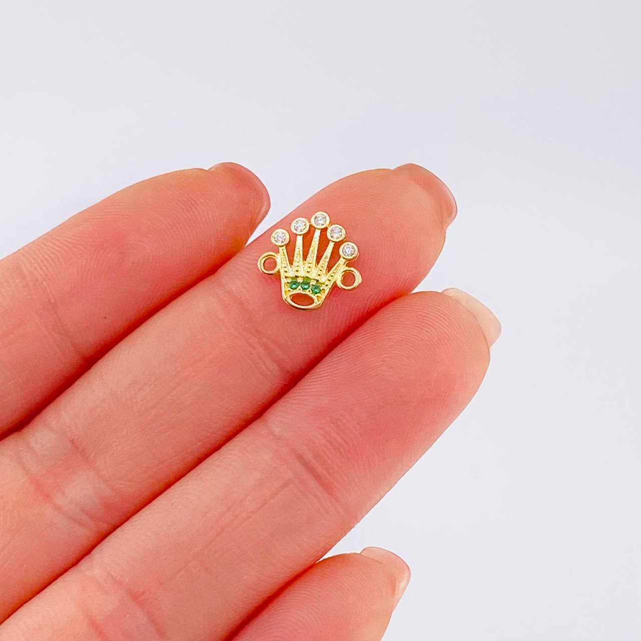 Charm Corona 0.75 g / 1/2 in Yellow Gold 18K