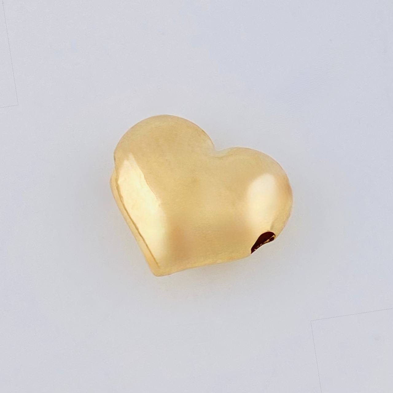 Charm Heart 0.5 g / 1/2 in 18K Yellow Gold