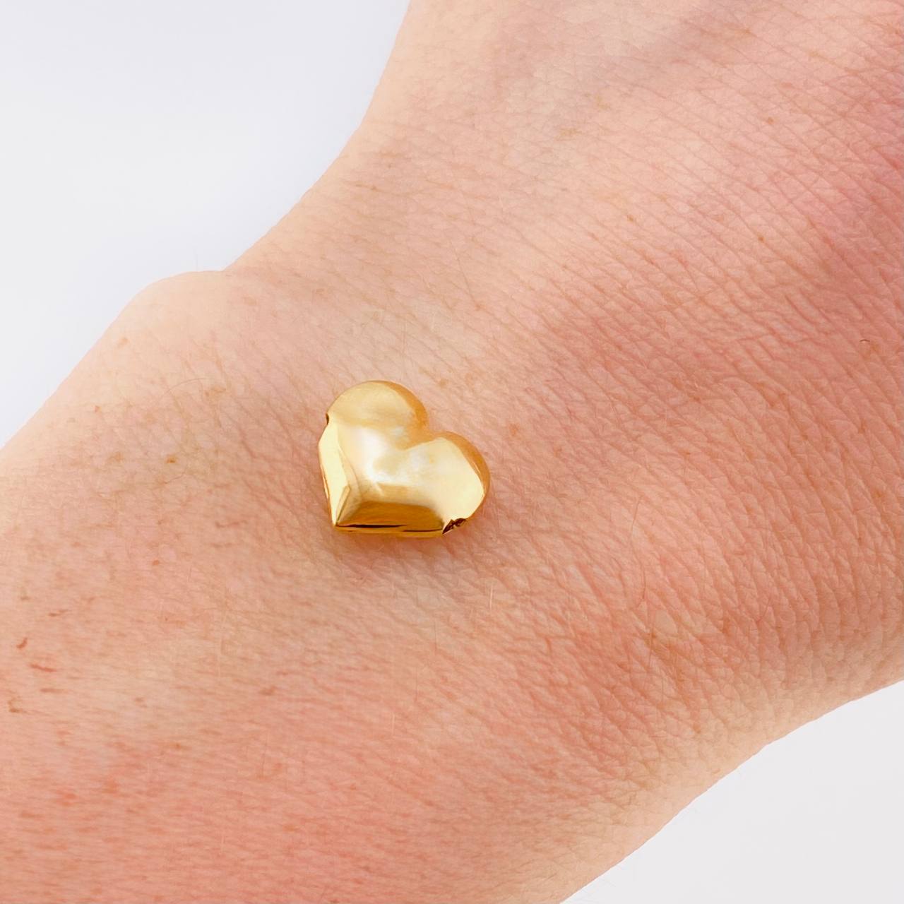 Charm Heart 0.5 g / 1/2 in 18K Yellow Gold