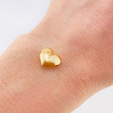 Charm Heart 0.5 g / 1/2 in 18K Yellow Gold