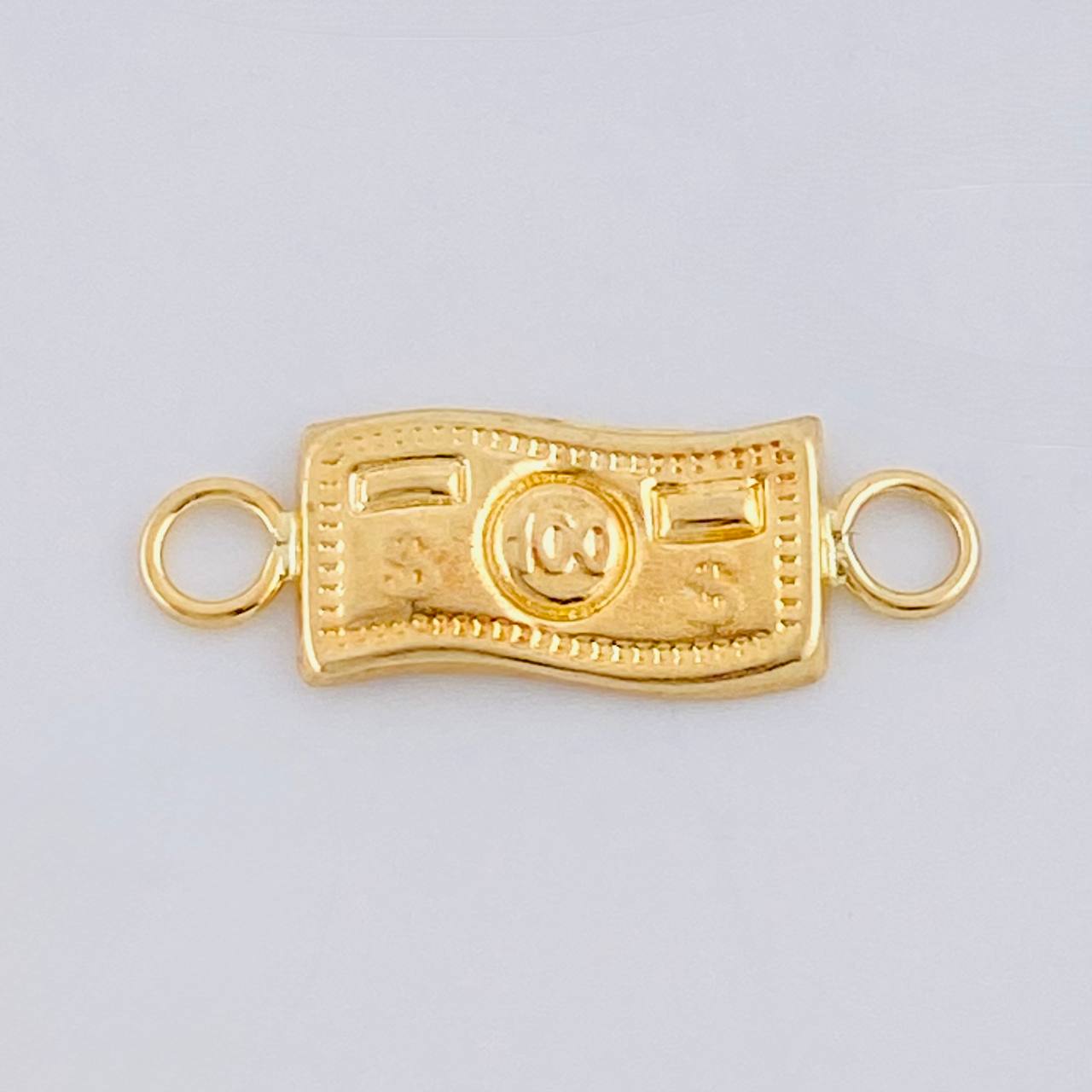 Herraje Dolar 0.35 g / 3/4 in Oro Amarillo 18K