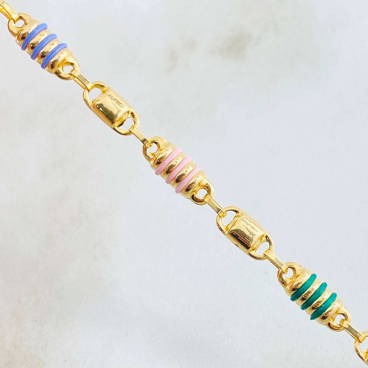 Pulso Rústico 5gr / 7 1/2 in / Oro Amarillo 18K ©