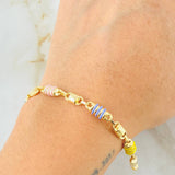 Pulso Rústico 5gr / 7 1/2 in / Oro Amarillo 18K ©