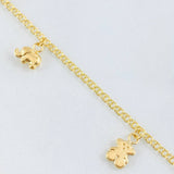 Tobillera Aro Seguido 3.6gr / 9 3/4 in / Oro Amarillo 18K ©
