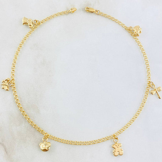 Tobillera Aro Seguido 3.95gr / 10 1/2 in / Oro Amarillo 18K ©