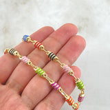 Cadena Rustico Cilindro 13.15gr / 20 1/2 in / Oro Amarillo 18K