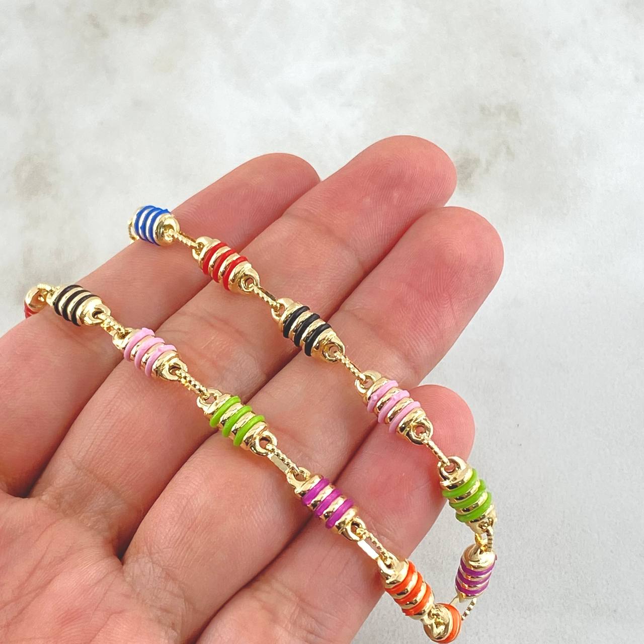 Cadena Rustico Cilindro 13.05gr / 20 3/4 in / Oro Amarillo 18K ©