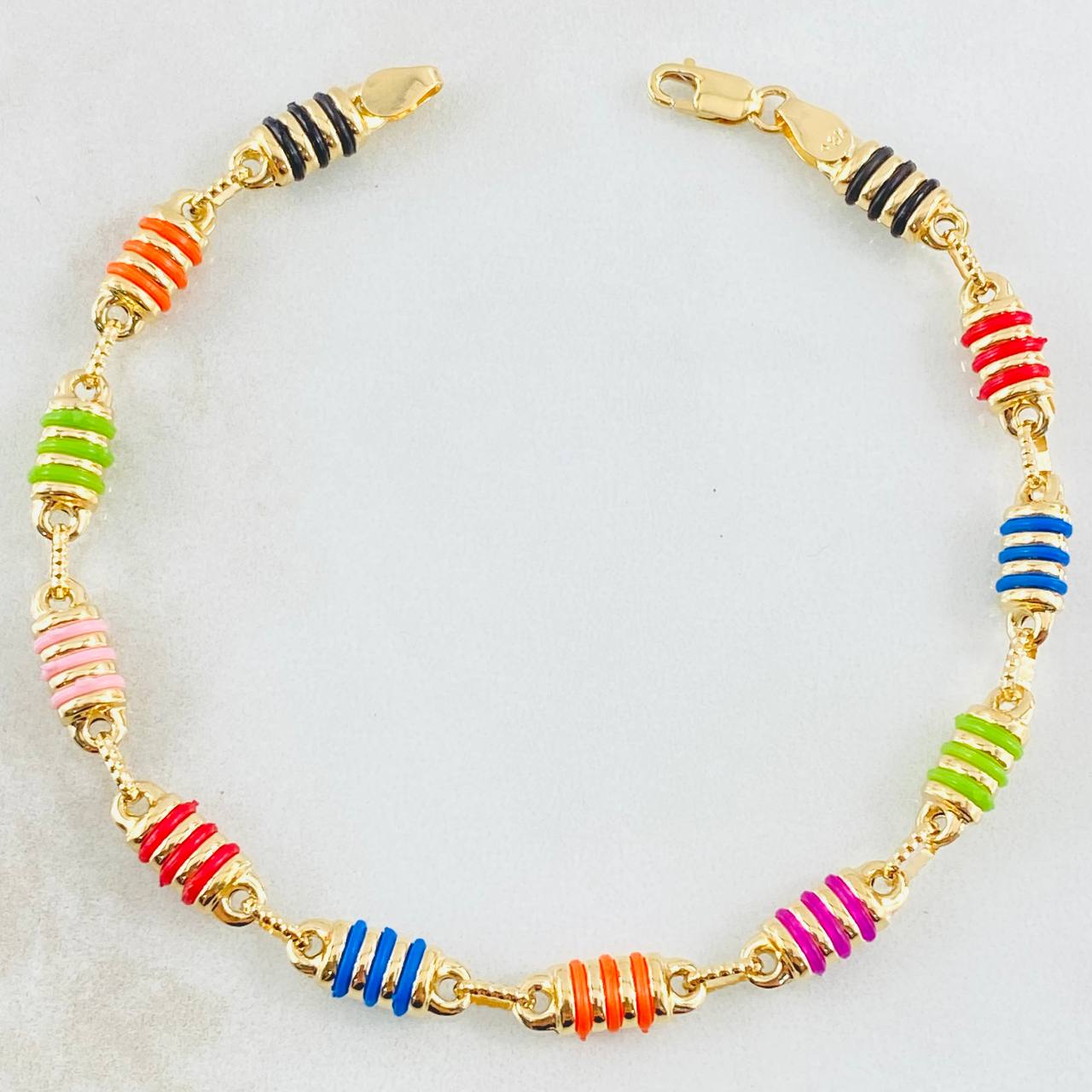 Pulso Rustico Cilindro 5.05gr / 7 1/2 in / Oro Amarillo 18K ©