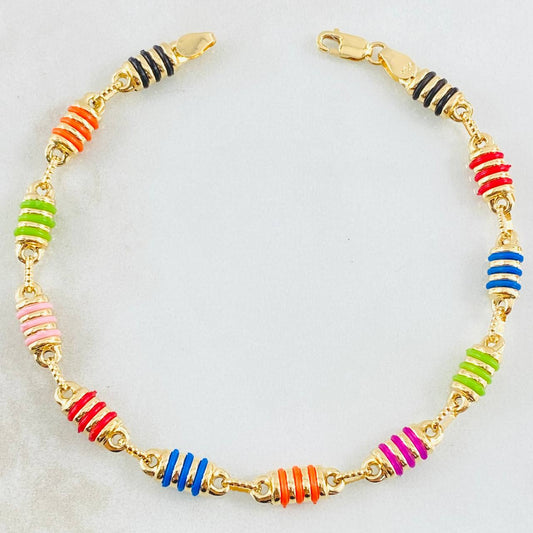 Pulso Rustico Cilindro 5.05gr / 7 1/2 in / Oro Amarillo 18K ©